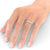 Half Eternity Ring, Round Cut Double Row