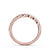 Half Eternity Ring, Round Cut Vintage Design