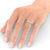 Half Eternity Ring, Round Cut Double Row