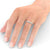 Half Eternity Ring, Round Cut Double Row