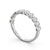Half Eternity, Round Cut 10 Stone Ring