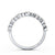 Half Eternity Ring, Round Cut Vintage Design