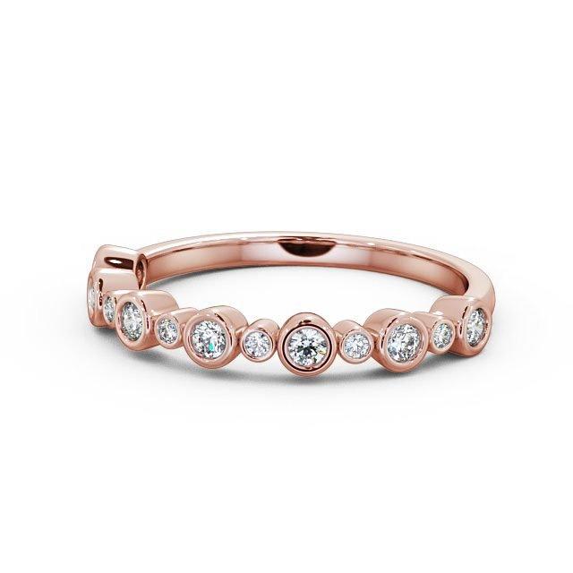 Half Eternity Ring, Round Cut Vintage Design