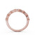 Half Eternity Ring, Cherry Blossom Vintage Design