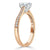 Oval Cut Moissanite Engagement Ring, Classic Style