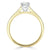 Oval Cut Moissanite Engagement Ring, Classic Style