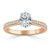 Oval Cut Moissanite Engagement Ring, Classic Style