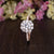 Round Cut Moissanite Engagement Ring, Vintage Halo Design