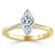 Marquise Cut Moissanite Engagement Ring, Classic Style