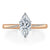 Marquise Cut Moissanite Engagement Ring, Classic Style