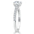Asscher Cut Moissanite Engagement Ring, Classic Style