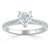 Heart Cut Moissanite Engagement Ring, Classic Style