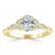 Oval Cut Moissanite Engagement Ring, Vintage Style