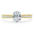 Oval Cut Moissanite Engagement Ring, Classic Style