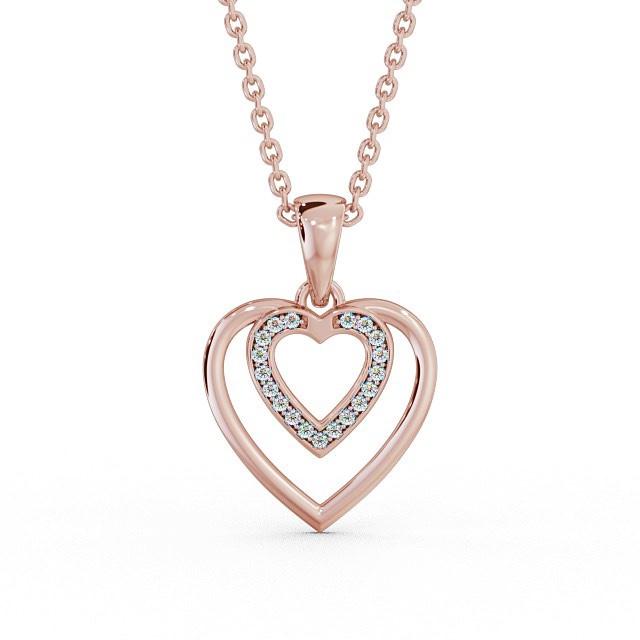 Heart Shaped Pendant 0.15ct