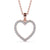 Heart Shaped Pendant 0.70ct