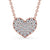 Heart Shaped Pendant 0.55ct