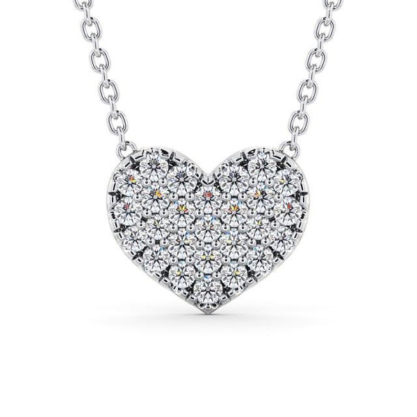 Heart Shaped Pendant 0.55ct