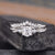Round Cut Moissanite and Silver Pearl Ring set