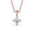 Princess Cut Classic Solitaire Pendant