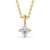 Princess Cut Classic Solitaire Pendant