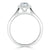 Round Cut Moissanite Halo Engagement Ring