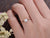 Round Cut Moissanite Engagement Ring, Vintage Design