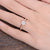 Round Cut Moissanite Engagement Ring, Unique Vintage Design