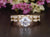 Vintage Style Bridal Ring Set, Round Cut