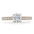 Round Cut Moissanite Engagement Ring, Classic Style