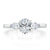 Oval Cut Moissanite 3 Stone Engagement Ring